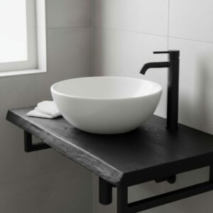 Waschtischplatte Altholz Schwarz Eiche 140cm