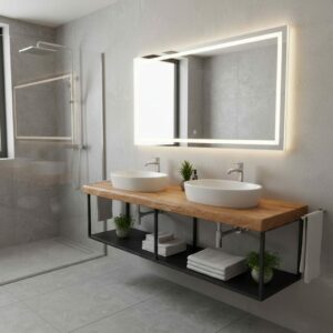 Waschtischplatte Hellbraun NaTur