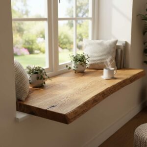 Waschtischplatte Massive Eiche Alt Holz Hell 60cm