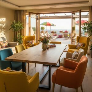 Tischplatte Eiche massiv mit natürlicher Kante 180x90cm